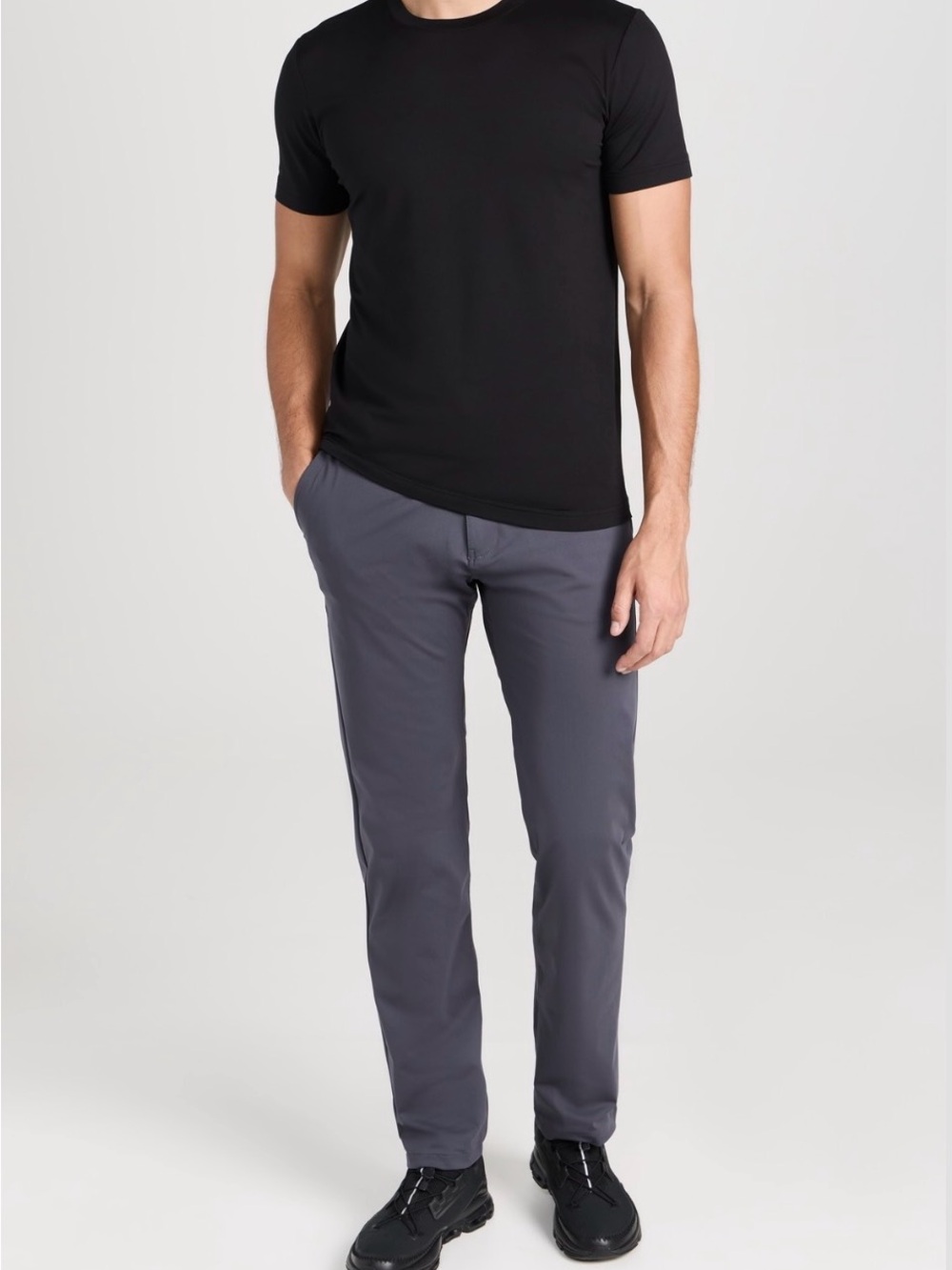 Rhone Commuter Classic Fit Performance Pants Size 32 Gray Flex-Knit Stretch